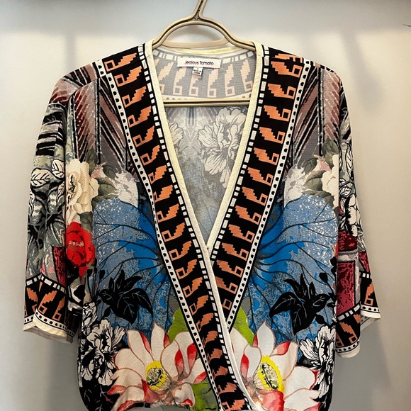 Jealous Tomato Blouse - Size Small fits like a SM - MED , 25 inches pit to pit. - Picture 1 of 3